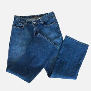 Eddie Bauer Women's 10 S Shaped Fit Denim Cotton Mid-Rise Blue Y2K Jeans